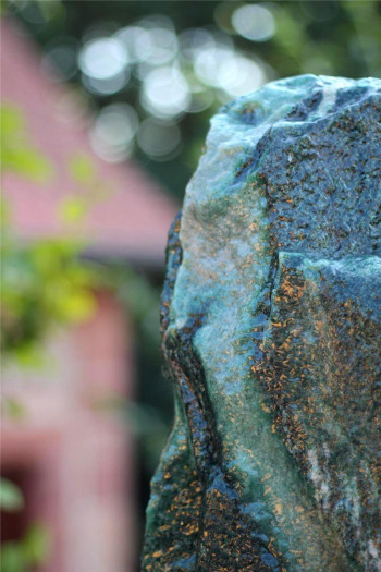 VERKAUFT! Quellstein Monolith 180cm Marmor Artik green Gartenbrunnen Springbrunnen Komplettset