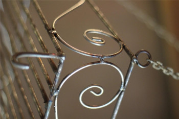 Kräutertrockner Küchenablage aus Eisen in Shabby-Chic & Vintage Lebensart