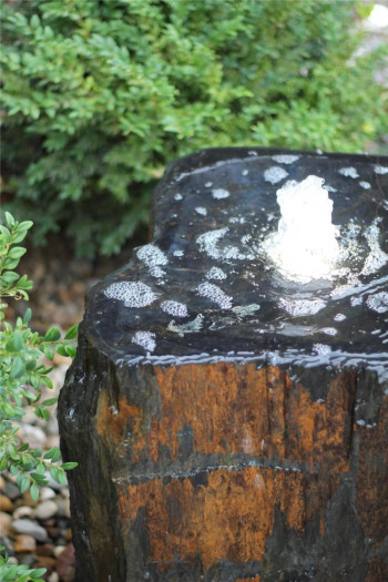 Bilder Ähnlich !! Wasserspiel SET Quellstein Schiefer 60 mit Quellschale Brunnen Gartenbrunnen Springbrunnen