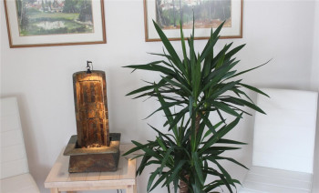 Zimmerbrunnen Oasis 60cm Wasserwand Feng Shui Schieferbrunnen