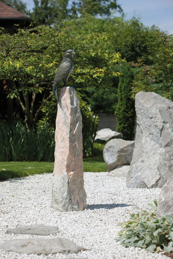 Bronzefigur Adler Roter Milan 52cm Bronze Gartenfigur Skulptur Rottenecker