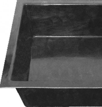 Teichbecken Fiberglas GFK Becken 150/150/35 cm 735 Liter Springbrunnenbecken