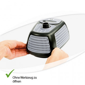 PE Becken mit GFK Deckel Ø 120x80 | Pumpe Messner system-X 3000 Brunnen Zubehör