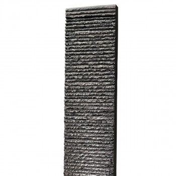 Wasserwand Lamelle 178 black inkl. Pumpe und LED Zimmerbrunnen in Schiefer Optik