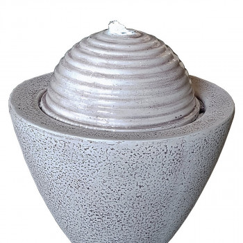 NUR IM LADEN ERHÄLTLICH! Zimmerbrunnen Saturn 40 weiß Luftbefeuchter modern