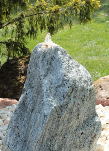 VERKAUFT! Wasserspiel SET Quellstein Marmor 75cm Gartenbrunnen Springbrunnen Komplettset