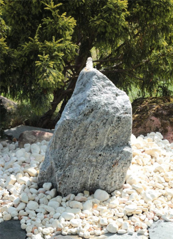 VERKAUFT! Wasserspiel SET Quellstein Marmor 75cm Gartenbrunnen Springbrunnen Komplettset