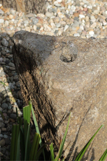 VERKAUFT! Quellstein Muschelkalk 55cm Gartenbrunnen Springbrunnen Komplettset