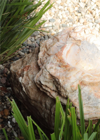 Quellstein Onyx Marmor 50cm Gartenbrunnen Springbrunnen Komplettset