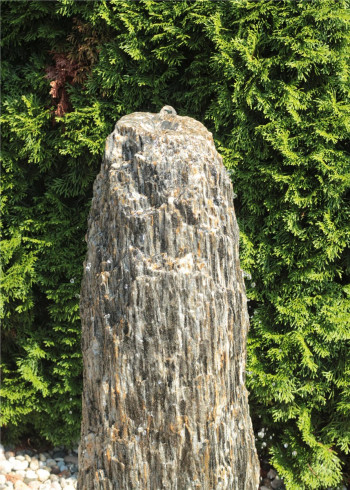 VERKAUFT! Quellstein Monolith Gneis 105m Gartenbrunnen Springbrunnen Komplettset
