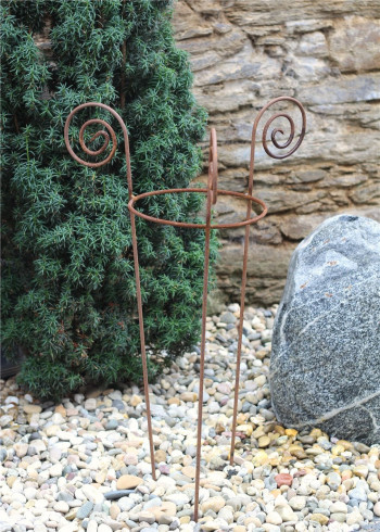 Staudenhalter Ø30-60cm Eisen Edelrost Pflanzhilfe Shabby, Landhaus & Cottage Garden