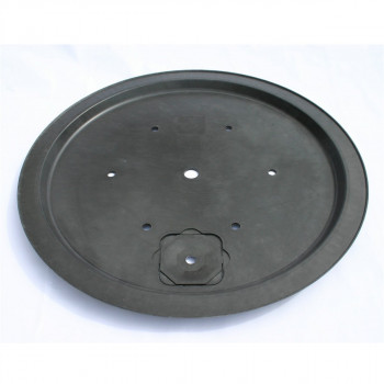 Fiberglas GFK Becken mit Deckel Ø 120 cm 280 Liter für Quellsteine Wasserspiele