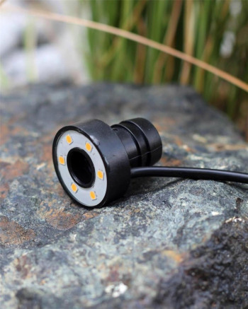 6er LED Ring warm weiß Unterwasser Beleuchtung für Quellsteine Wasserspiele