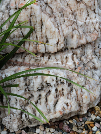 Quellstein Onyx Marmor 75cm Naturstein Gartenbrunnen Springbrunnen Set