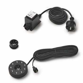 9er LED Ring Pontec PondoStar Compact Unterwasser Beleuchtung für Fontänen