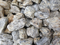 Ziersteine/Zierkies "Grundpreis 3,99€/kg" Tiger Yellow Pebbles 2-4cm im 10 kg Sack