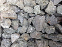Ziersteine/Zierkies "Grundpreis 1,99 €/kg" Aydin Green grau Kiesel 2-4cm im 10 kg Sack