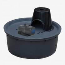 PE Becken mit GFK Deckel Ø88x35 + Stütze | Pumpe Oase Aquarius Universal Classic 3000 PE Becken mit GFK Deckel Ø88x35 + Stütze | Pumpe Oase Aquarius Universal Classic 3000