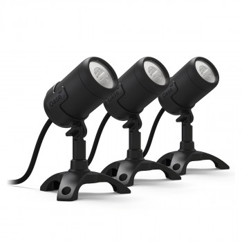 LunAqua Connect M Set 3 Oase LED Spot Strahler für Wasserspiele und Quellsteine