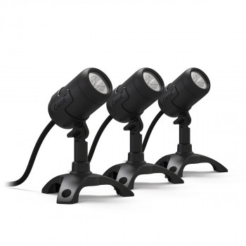 LunAqua Connect S Set 3 Oase LED Spot Strahler für Wasserspiele und Quellsteine