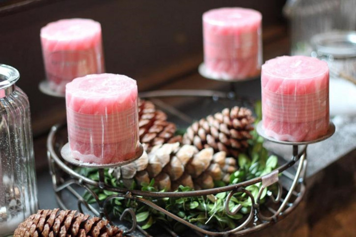 Adventskranz aus Eisen made in Germany zum Selbstdekorieren| Shabby-Chic & Vintage Lebensart