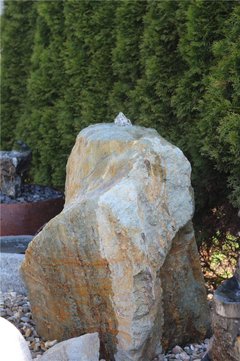 VERKAUFT! Wasserspiel SET Quellstein Porphyr 97 Gartenbrunnen Springbrunnen