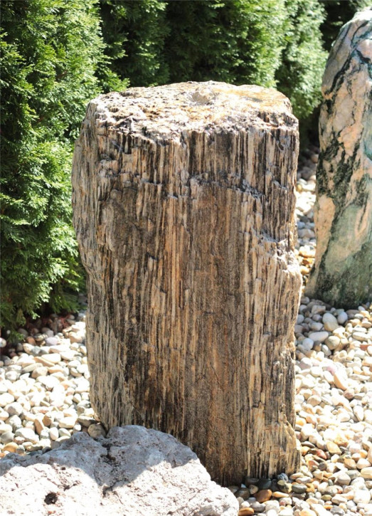 VERKAUFT! Wasserspiel SET Quellstein Monolith 80cm Gneis Gartenbrunnen Springbrunnen
