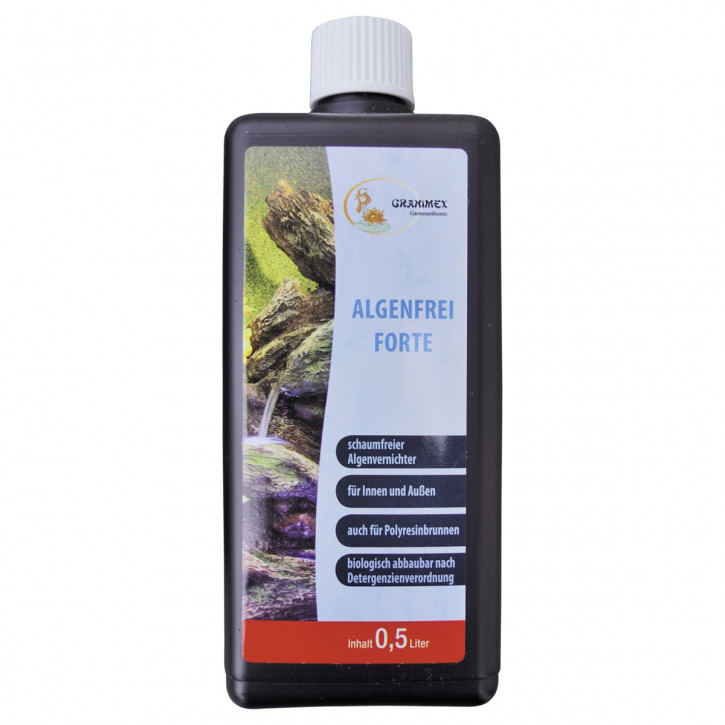 KEIN EINZELVERSAND! Algenfrei Forte 0,5 l (39,80/l) Pflegemittel Polystone Brunnen
