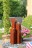 Wasserspiel SET Cordon 3er Säulen 130 cm Cortenstahl Gartenbrunnen Edelrost Design 
