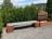 Gartenbank Cordon mit Schiferplatte Original Sitzbank aus Cortenstahl Edelrost-Design
