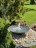 Wasserschale 80 mit Fontäne anthrazit grau Gartenbrunnen Springbrunnen Komplettset