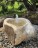 Quellstein Onyx Marmor L70cm mit Quellschale und Fontäne Gartenbrunnen Springbrunnen Set
