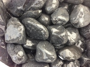 20kg Ziersteine Marmor Nero Ebano Ciottoli 20/50 - 1,49€/kg