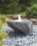 Quellstein Granit L85cm Naturstein Brunnen Komplettset Gartenbrunnen Springbrunnen